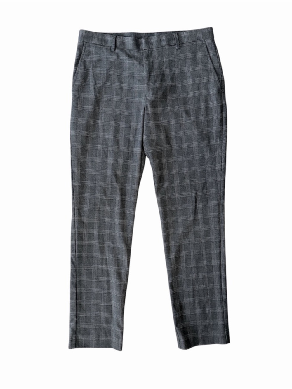 Tommy Hilfiger Women’s Gray Plaid Dress Pant Trousers Size 34